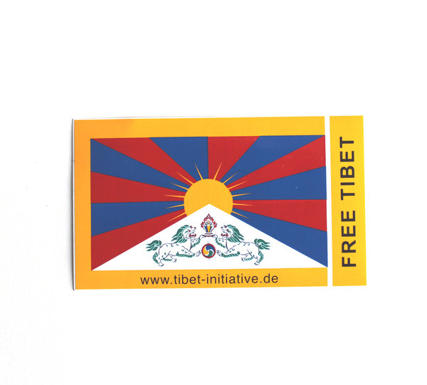 Aufkleber Tibetflagge (klein)