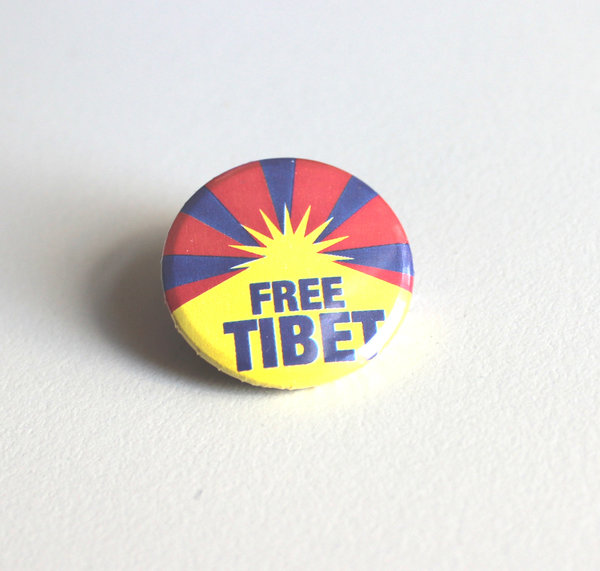 Button Free Tibet (klein)