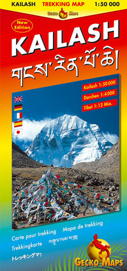Kailash Trekking- und Panoramakarte