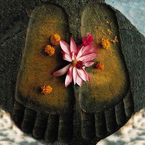 Klappkarte Buddhas's Footprints