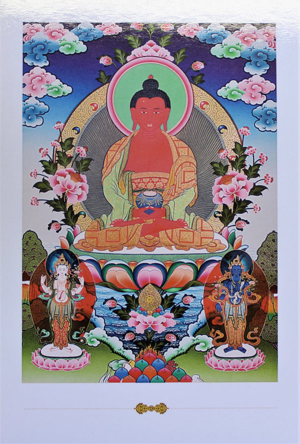 Postkarte Amitabha Buddha
