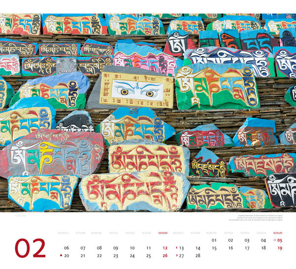 Tibet Kalender 2023 - Großformat