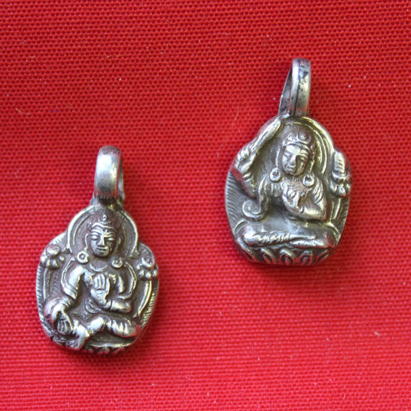 Silberanhänger (925) Buddha Manjushri/ Weiße Tara