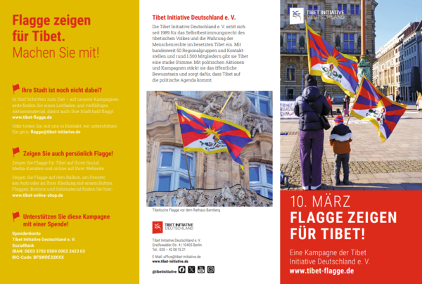 10. März FLAGGE ZEIGEN - Flyer
